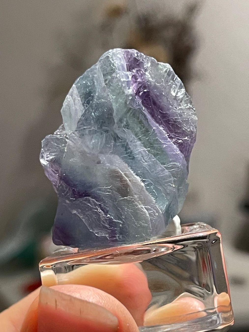 Mineralien & Heilsteine: 100 % echter, seltener Regenbogen-Fluorit – Neu und originalverpackt aus Schiers von sisikristall 1