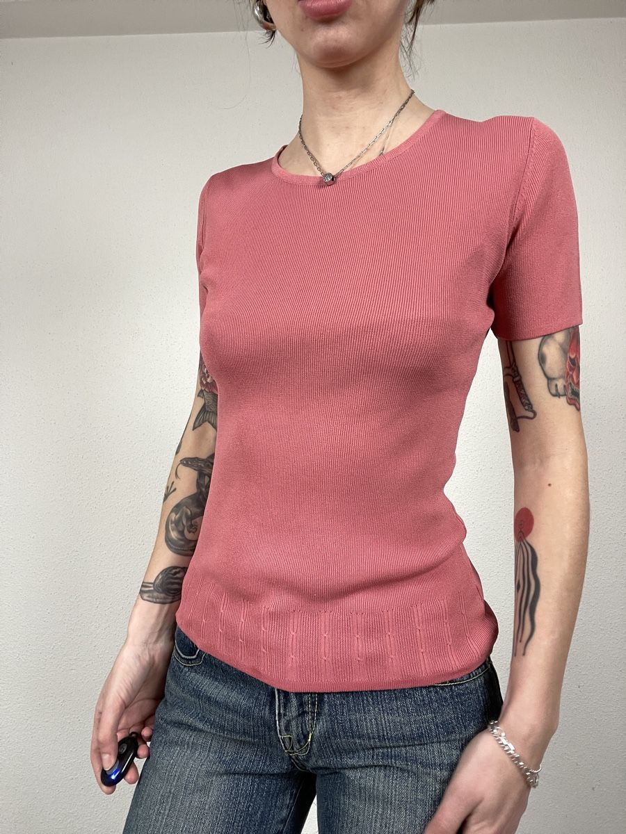 Versace Top: Vintage Y2K 2000s Versace Jeans Couture Top – Usato da Knonau venduto da Grapesvintage 3
