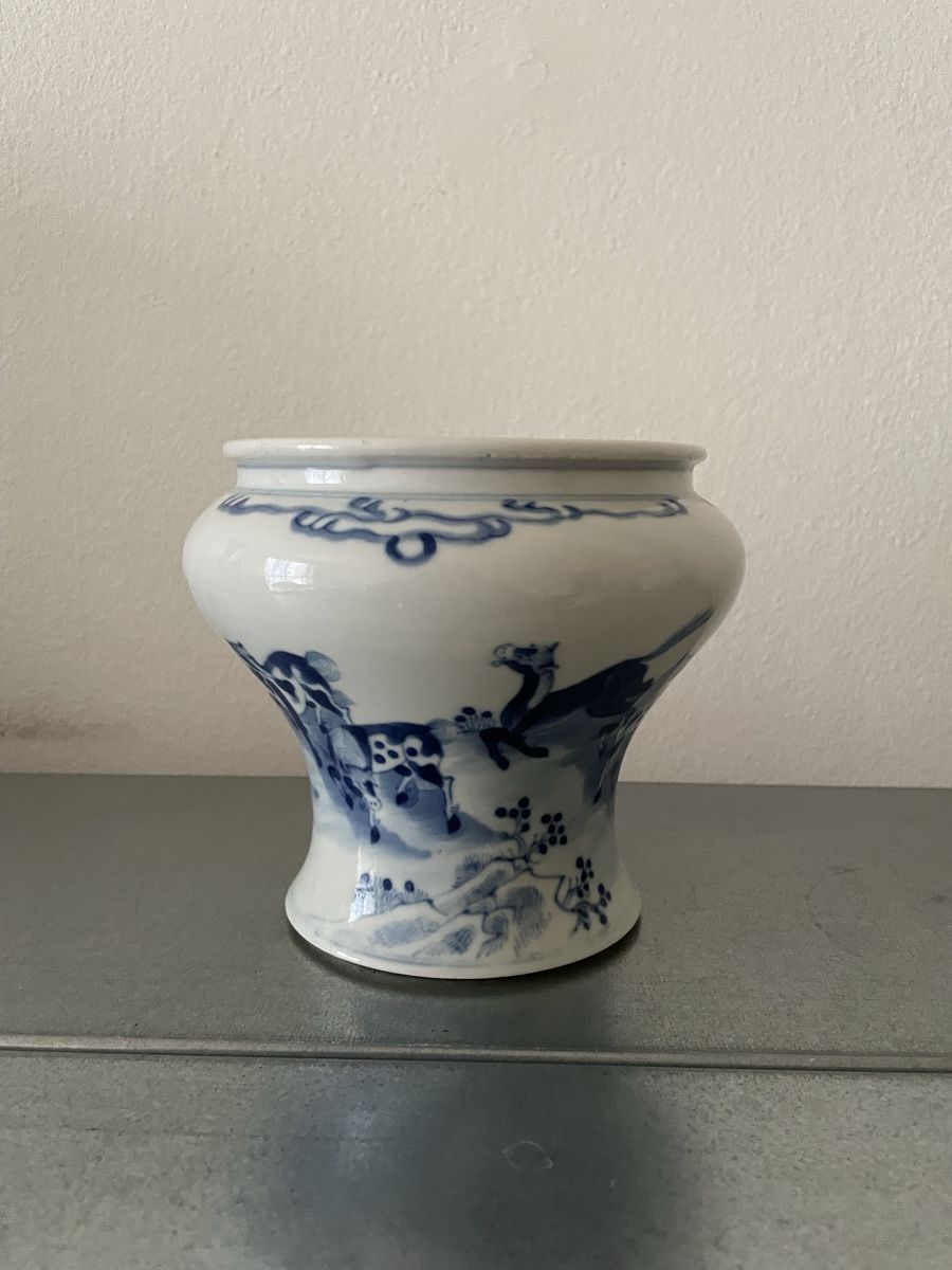 Vase & Récipients: Chinesische blau-weiße Vase – D'occasion à Basel par Amechan. 2