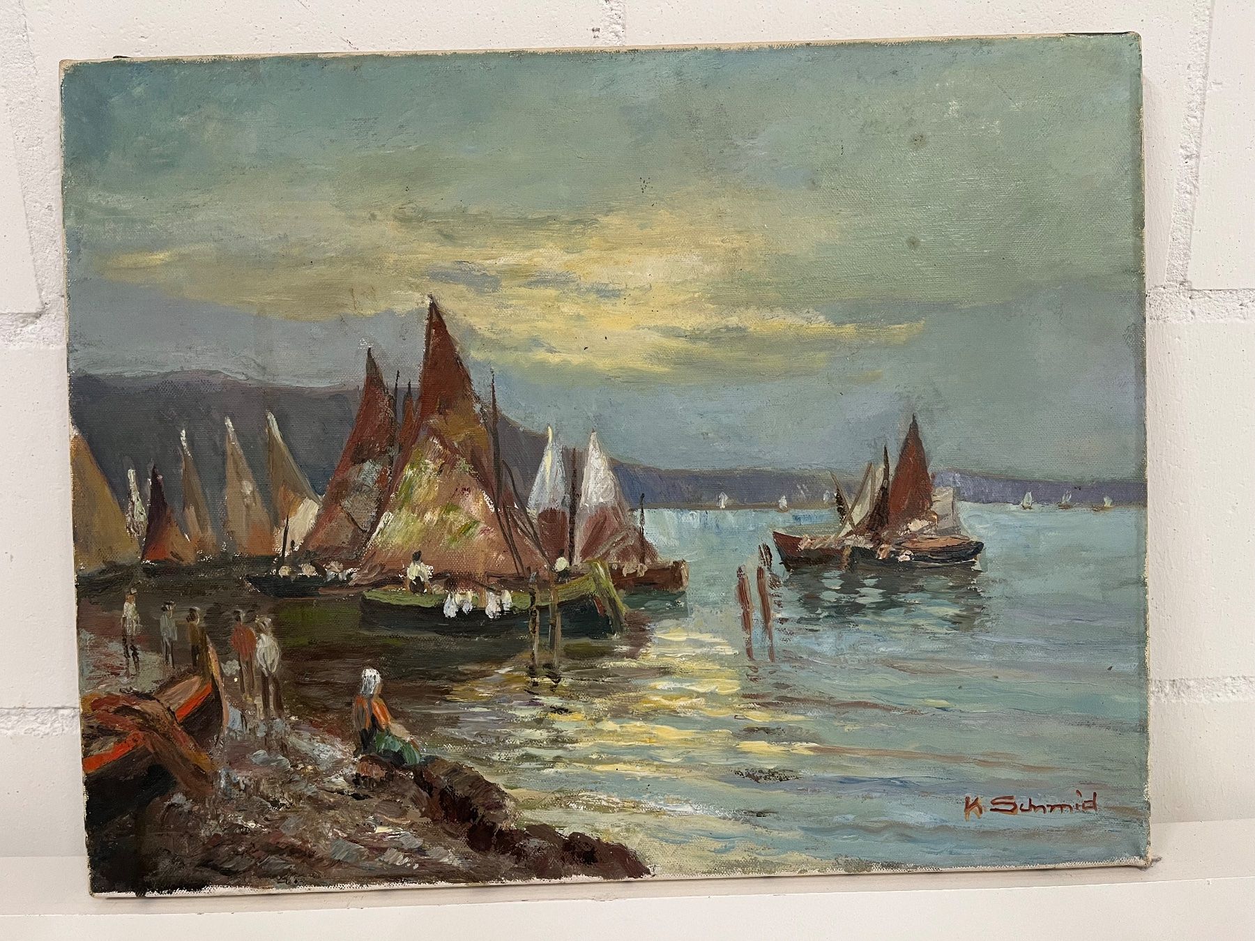 Dipinti: K. Schmid Ölgemälde – Usato da Basel venduto da PAUL_ART 1