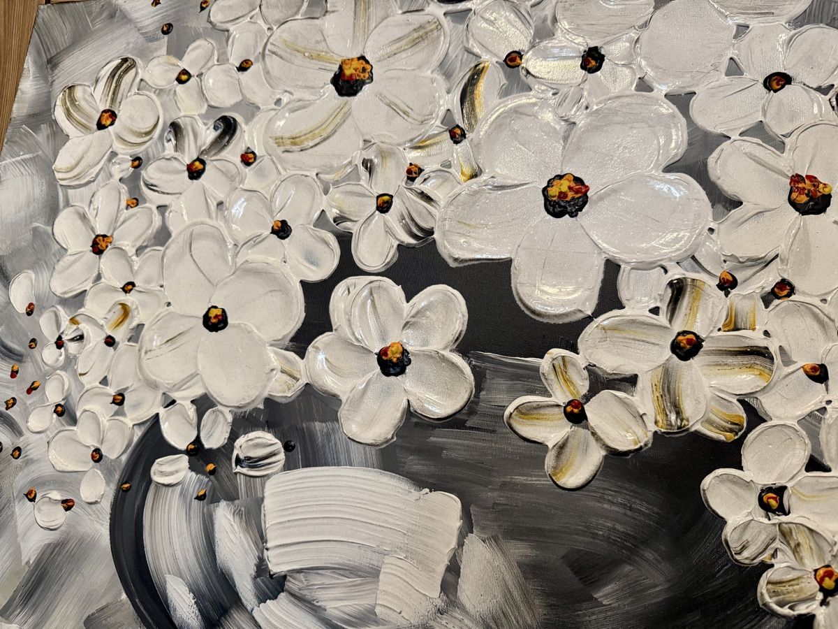 Foto & Immagini: Bild Acryl Blumen – Usato da Tafers venduto da 13julistek13 2