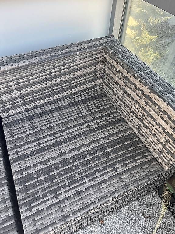 Liegen & Liegestühle: Garten Lounge Sofa Rattangeflecht grau Sesselmodul guter ... – Gebraucht aus Zürich von nic_x8t7 3
