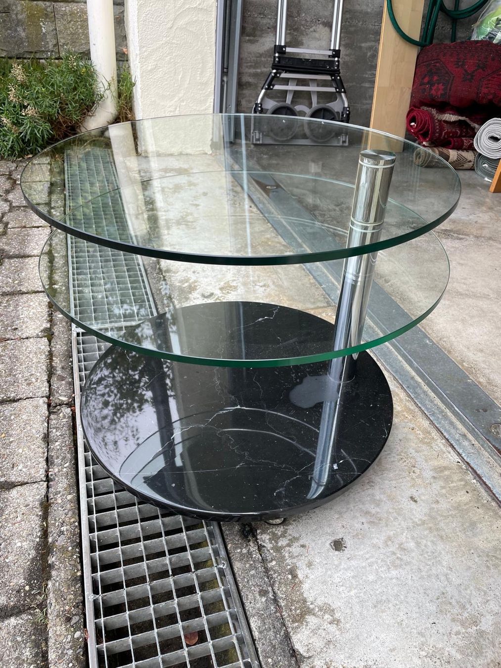 Tavoli: Salontisch Granit und Glas – Usato da Herzogenbuchsee venduto da jemar 1