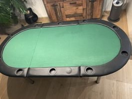 Poker Tischauflage für bis zu 10 Spieler