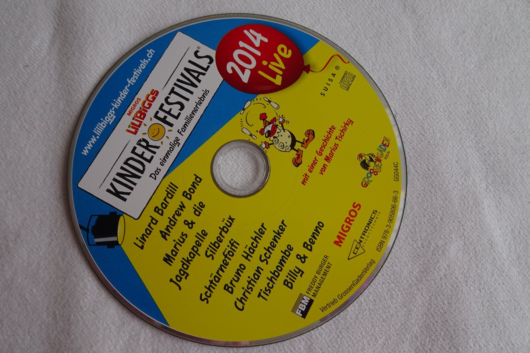 CDs: CD mit Liederbüechli Kinderlieder von Linard Bardill etc. – Gebraucht aus Strengelbach von schmetterling20 2
