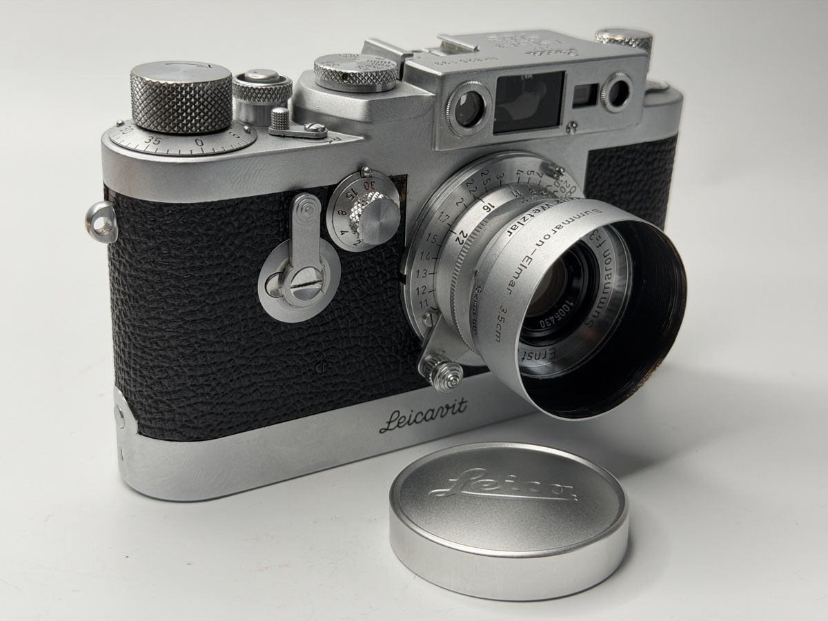 Leica Kamera: FIRST BATCH Leica IIIg & Leicavit & Summaron 3,5cm – Gebraucht aus zuchwil von solotin74