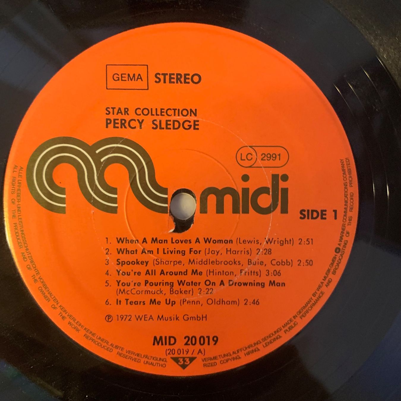 Schallplatten: Percy Sledge Star-Collection, Vinyl LP – Gebraucht aus Aesch BL von BernisFlomi 2