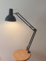 Vintage 70er/80er Architektenlampe schwarz