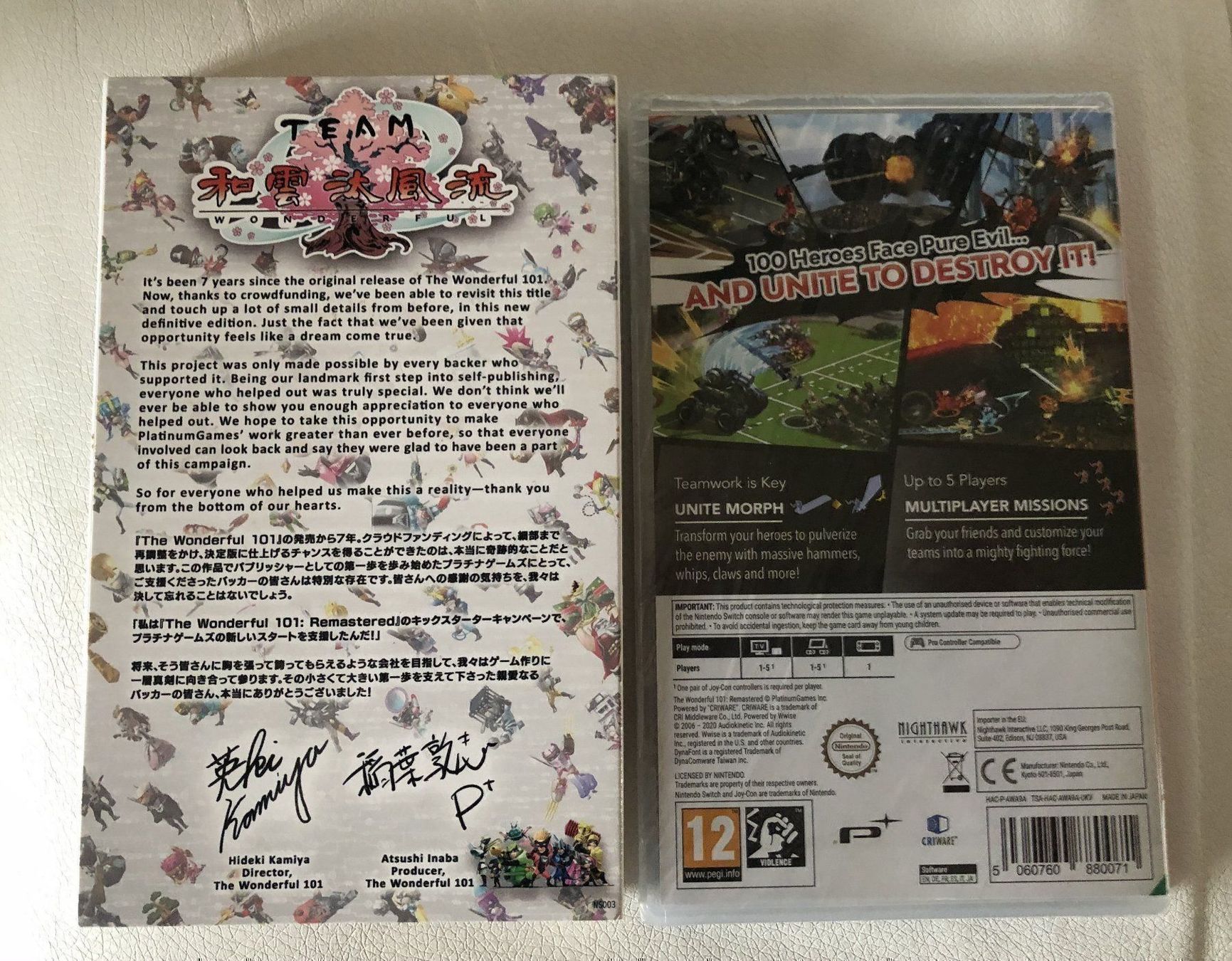 Nintendo Giochi: The Wonderful 101 KICKSTARTER / RARITAT – Nuovo e nell'imballaggio originale da Petit-lancy venduto da Jototti 1