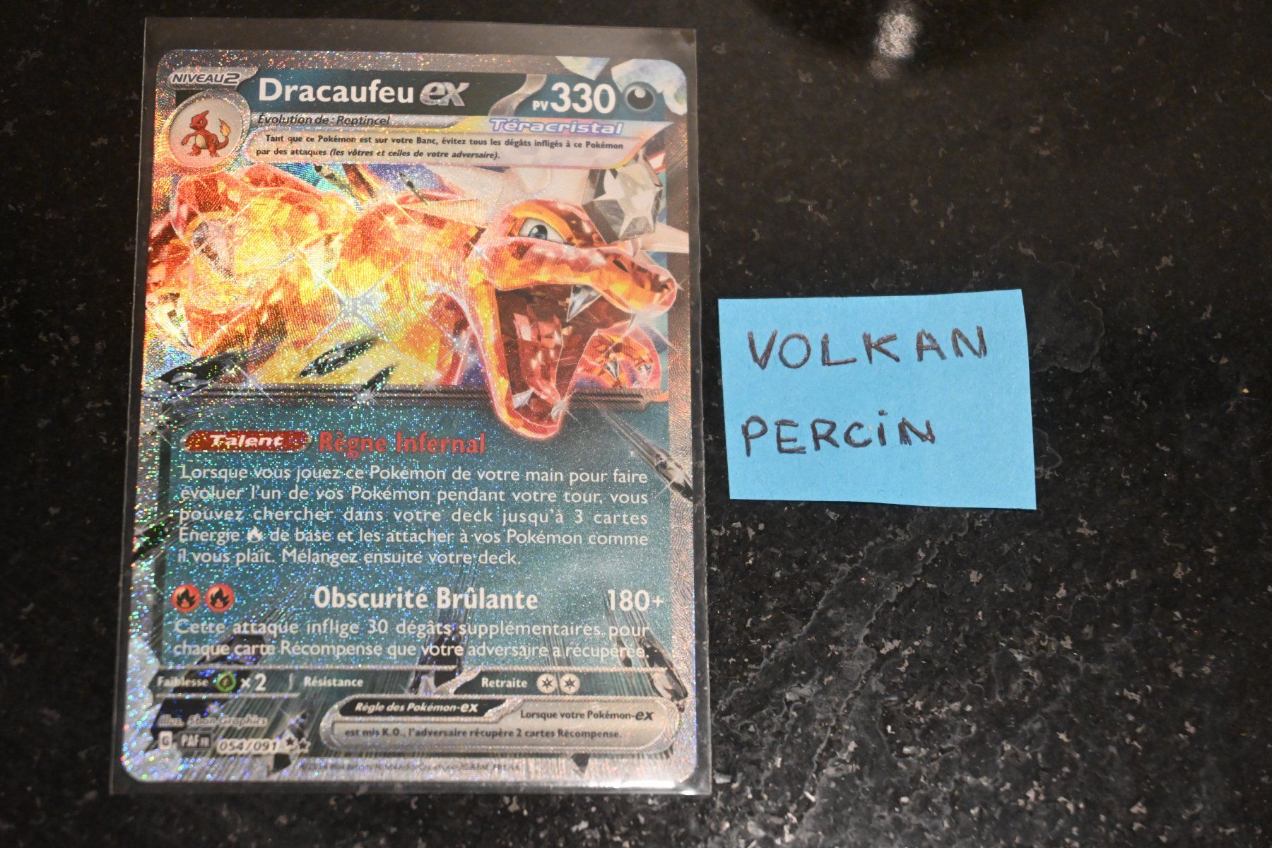 Pokémon Carte collezionabili: Dracaufeu ex (PAF 054) FR – Nuovo (secondo la descrizione) da Aigle venduto da PSAPOKEVOVO