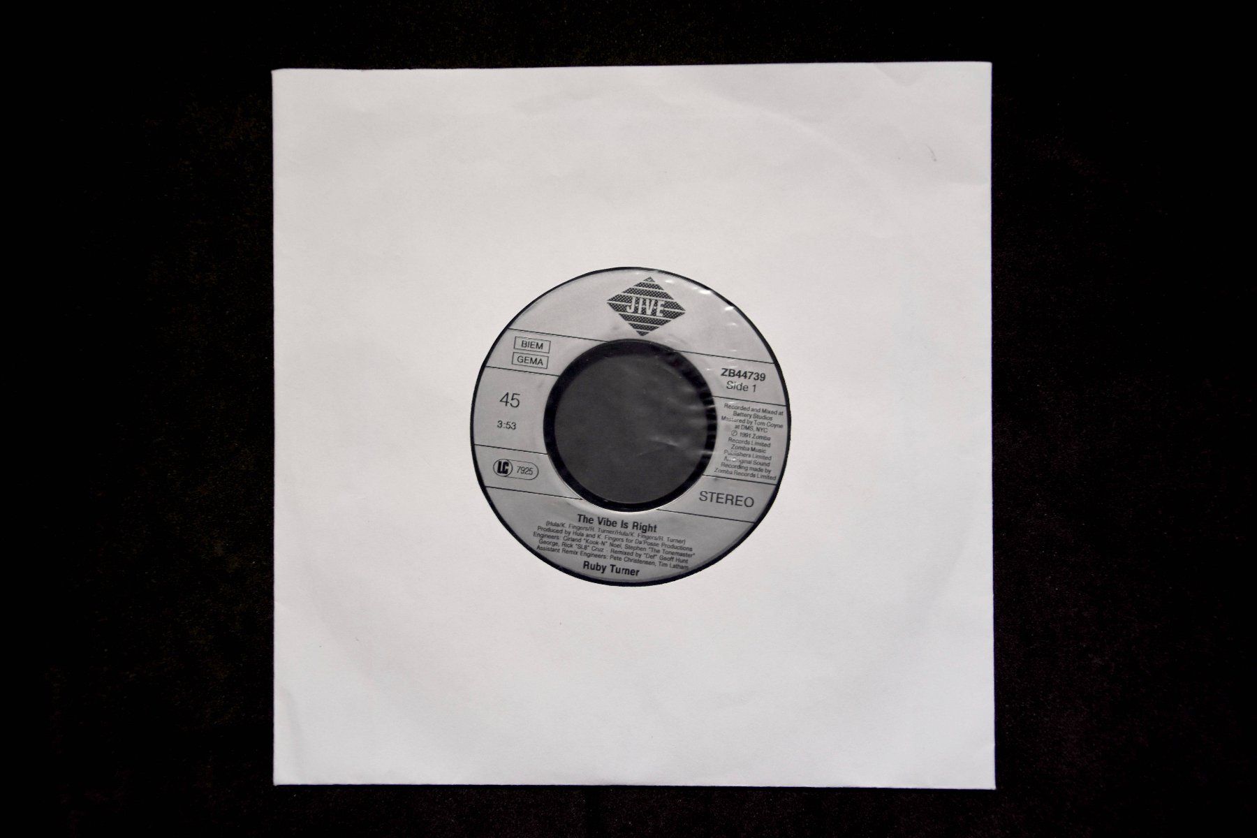 Dischi in vinile: Ruby Turner - The Vibe is Right (PROMO) – Usato da Belmont-sur-Yverdon venduto da ag97