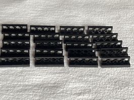 LEGO - 20 schwarze Zaunsteine