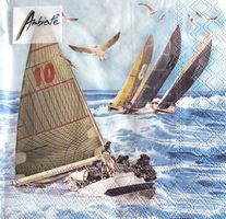 Serviette sailboats (1391) 2Stk.