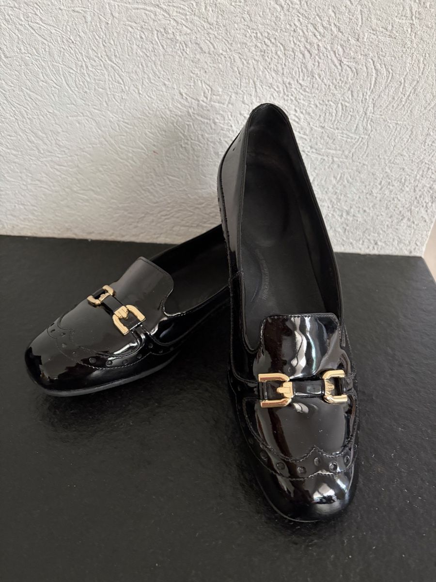 Geox Damenschuhe: Geox Lackleder Schwarz Grösse 41 – Neu (gemäss Beschreibung) aus Muttenz von stoeberi01