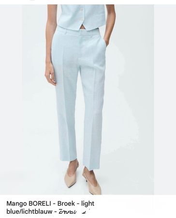 Mango Leinen Hose Neue / Große 34