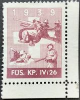 Soldatenmarke 2.WK, Füs Kp IV/26, baunlila, Wi Inf 234
