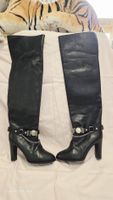 Elegante Lederstiefel Made in Italy Gr. 37 – 10 cm Absatz –