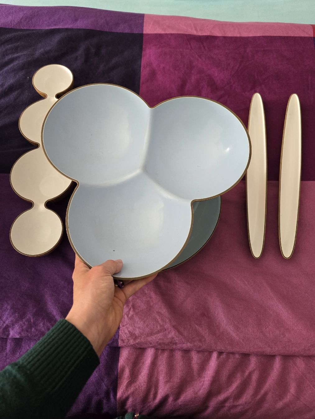 Piatti di portata: Ensemble de plateaux appero – Nuovo (secondo la descrizione) da Founex venduto da Vivi.dressing 2