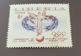 Liberia 1956 alte briefmarke