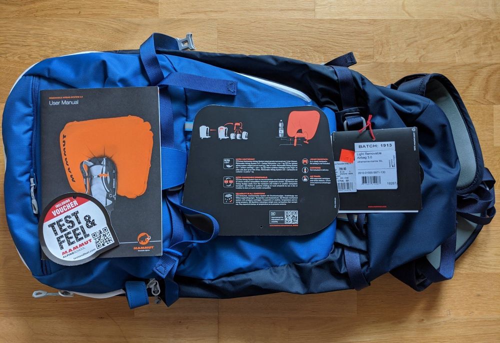 Achat Tour Removable Airbag 3.0 30 L sac à dos airbag pas cher