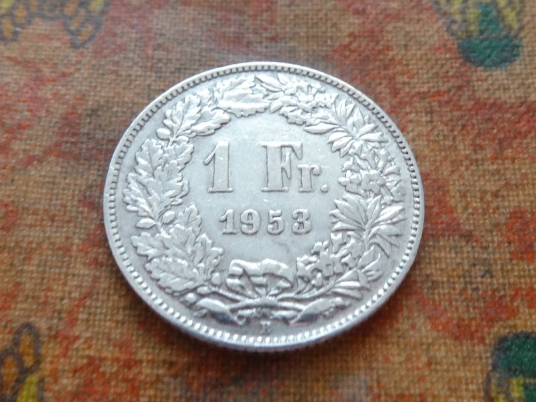 Tutti le monete: 1 Fr. 1953  (Y) – Usato da Romanel-sur-Lausanne venduto da Swift13