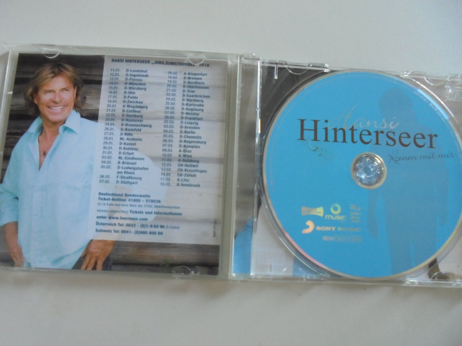 CD: Hansi Hinterseer " komm mit mir " ( VG+ ) – Usato da Crissier venduto da Promopost 2