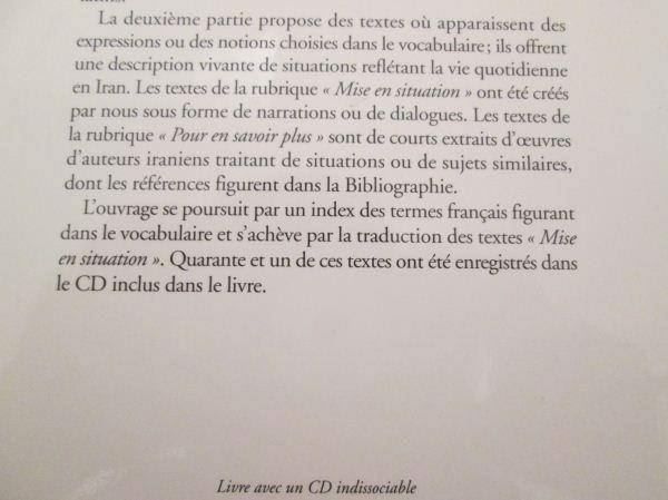 Libri: Le Persan - par les mots et les textes – Usato da Neuchâtel venduto da Dualseele 3