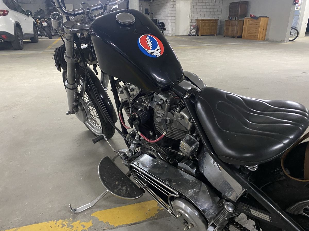 Chopper: Harley Davidson FL  1949 Rarität – Usato da Brütten venduto da Yecil 7