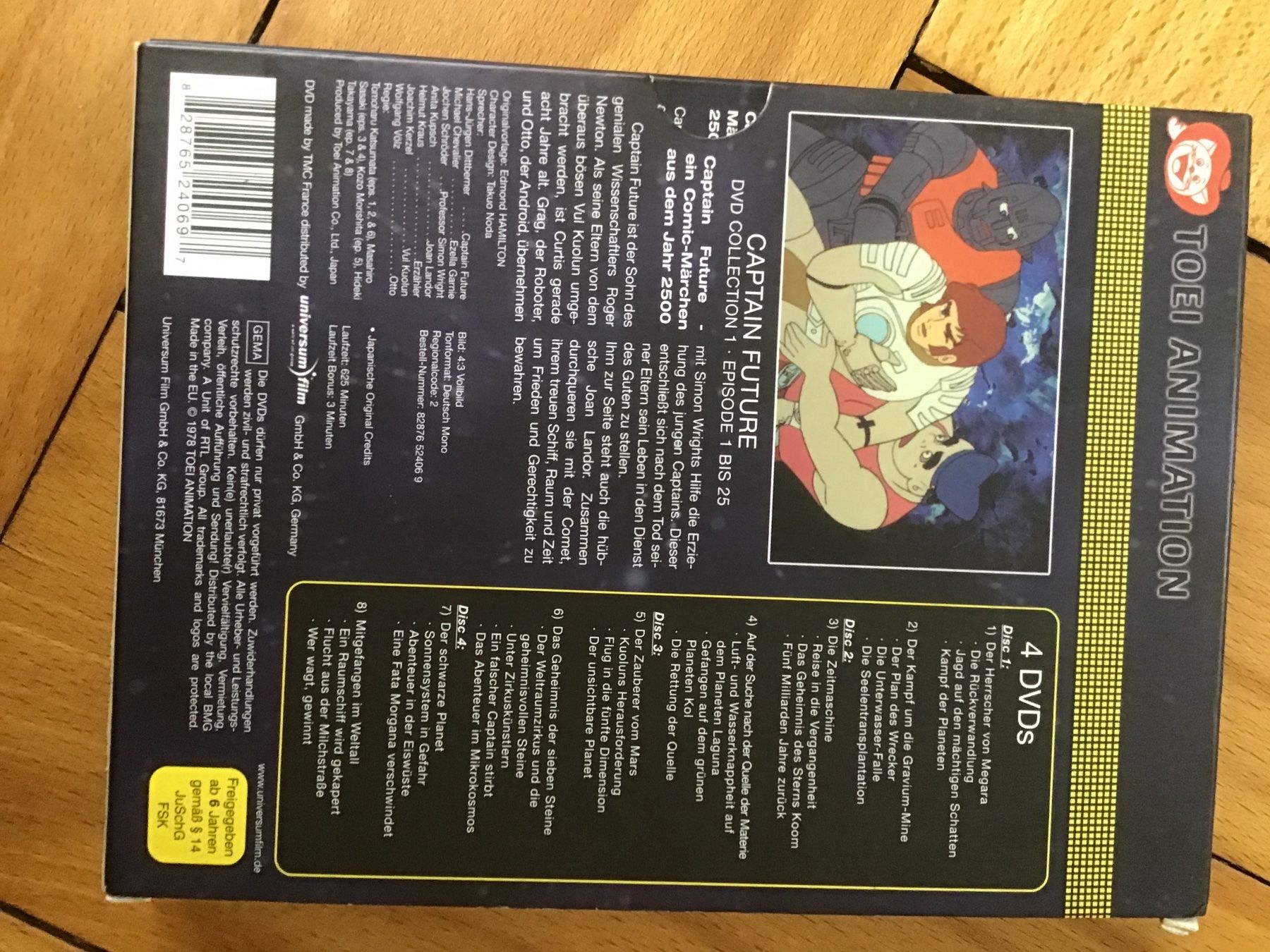Tutti i DVDs: Captain Future DVD collection – Usato da Winterthur venduto da sune01 1