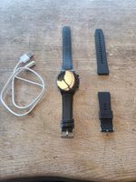 Super Smartwatch mit Lederband und Zubehör, Top Zustand!