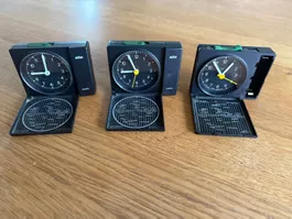 3x Braun Vintage Reisewecker AB310ts + AB312sl