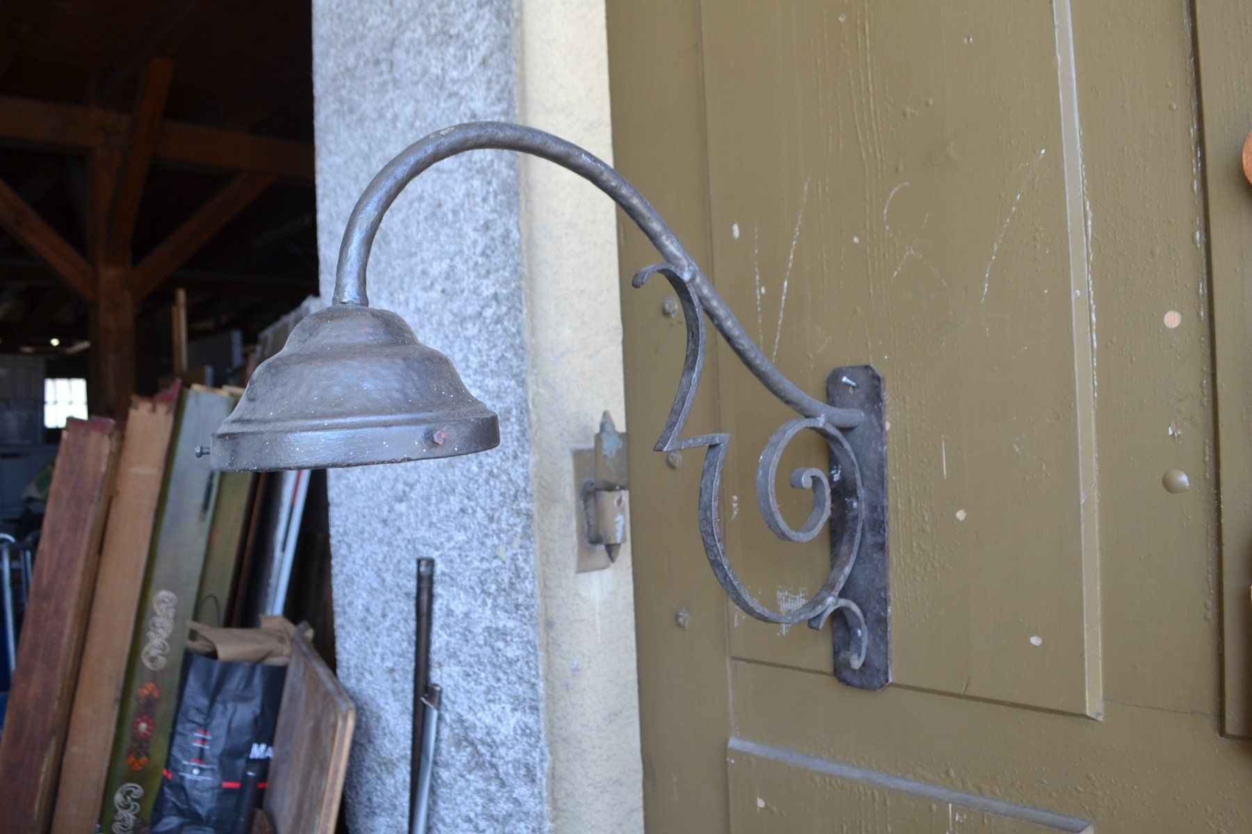 Lampade: Ausleger Aussen Wandleuchte,  Metall, – Usato da Wil SG venduto da Athi