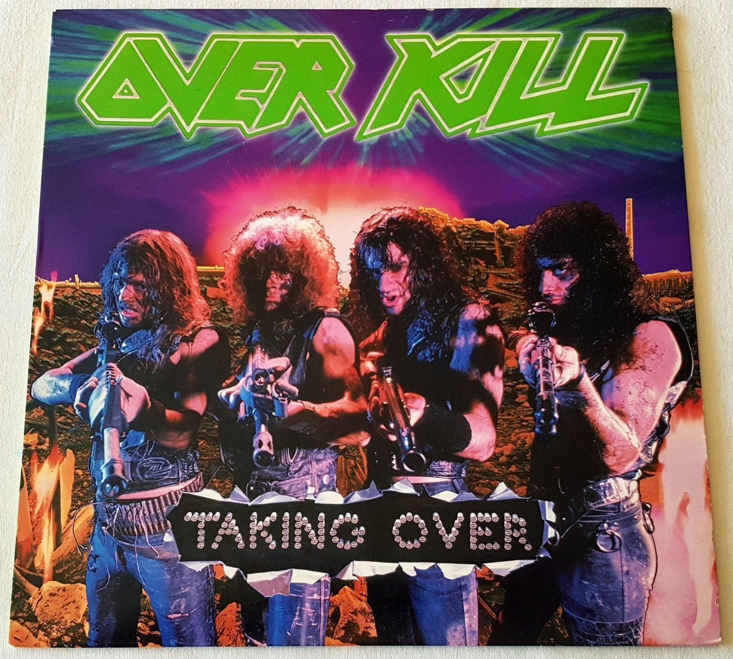 Dischi in vinile: Overkill – Taking Over - LP - 1987 - Rare US First Press – Usato da Uster venduto da Zardodel