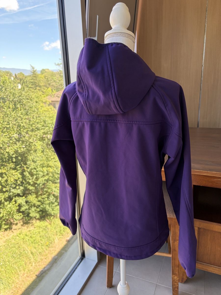 Giacche: Purple Fleece-Lined Hooded Jacket Size 42 – Usato da Nyon venduto da Deb_D39 2
