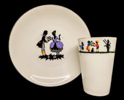 Langenthal 5 & 38 Sammelteller Kinderbecher gobelet assiette