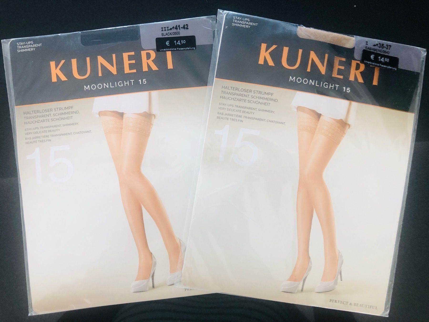 Kunert Strümpfe & Strumpfhosen: Strümpfe KUNERT Moonlight 15 Den Gr. S / 23 Fr – Neu und originalverpackt aus Zumikon von DamenFashionShop 3