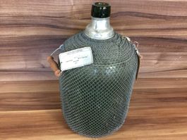 Alte Armee Glas Flasche 20 Liter Spiritus Weingeist