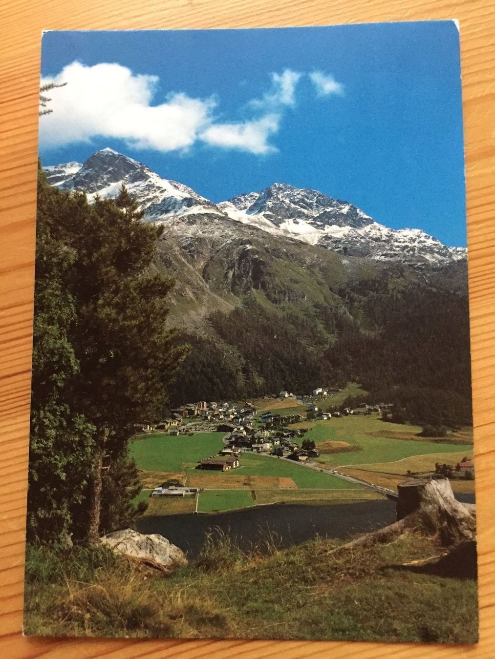 Cartoline postali: Silvaplana - Surlej - AK 1993 – Usato da Oberuzwil venduto da Henri09