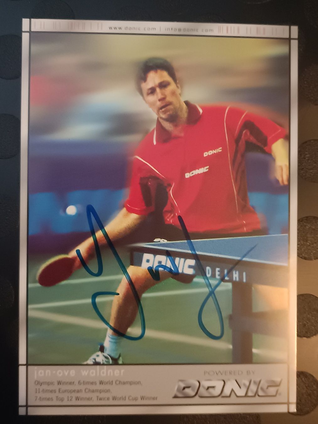 Autographes: Jan-Ove Waldner - Olympia Gold – D'occasion à Menziken par Artographs