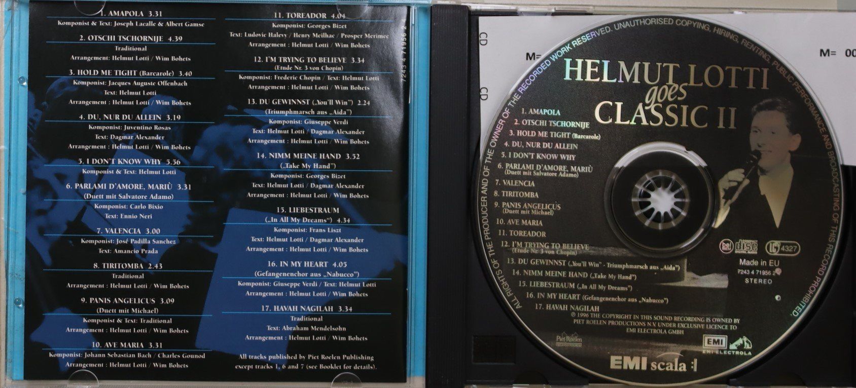 CD: Helmut Lotti goes Classic II – Usato da Luzern venduto da CONTENTI 1