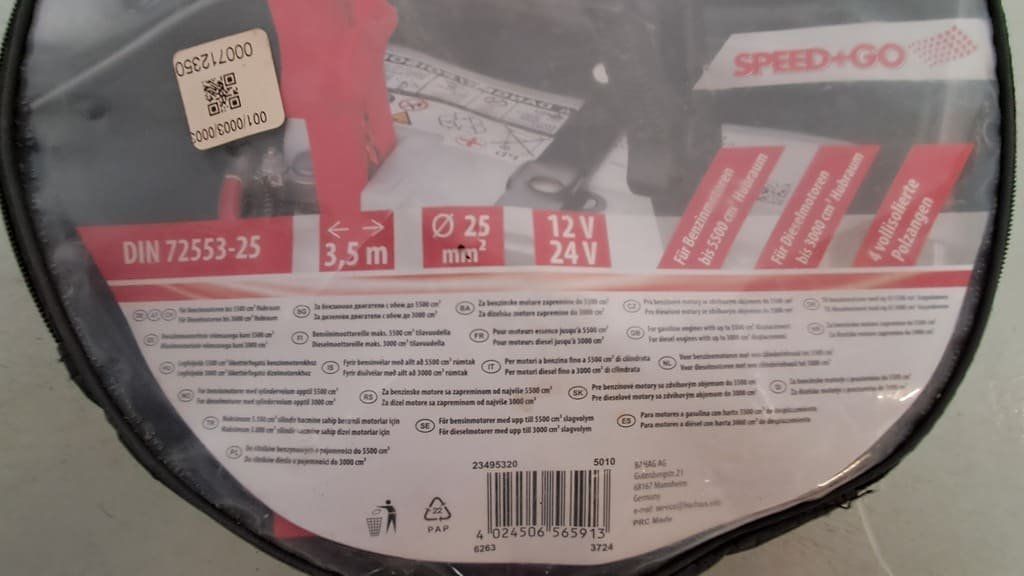 Cavi: SPEED+GO Starthilfekabel 3,5 m – Usato da Alpnach-Dorf venduto da Hess-Automobile 1