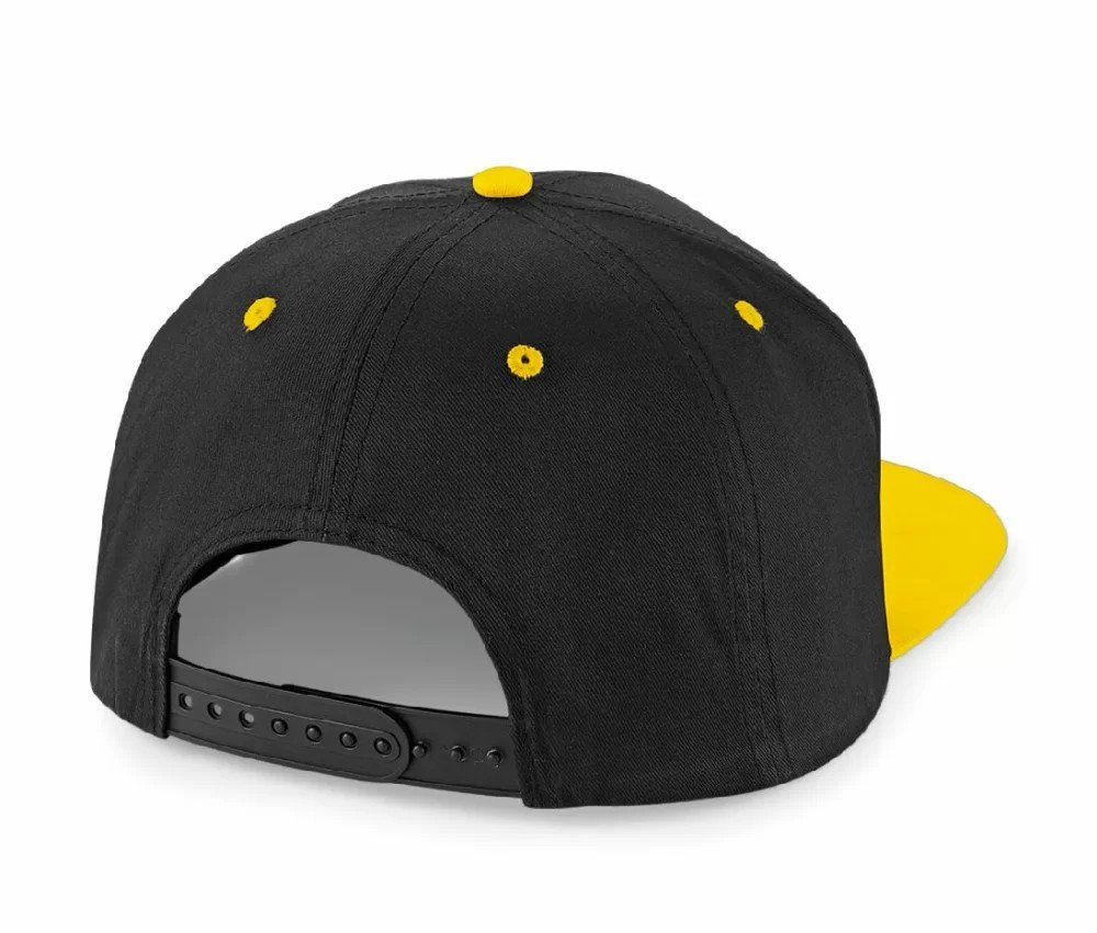 Hüte, Mützen & Caps: Casquette Visière Plate  Noir / Jaune – Neu und originalverpackt aus Biel / Bienne von Comment-shirts 1