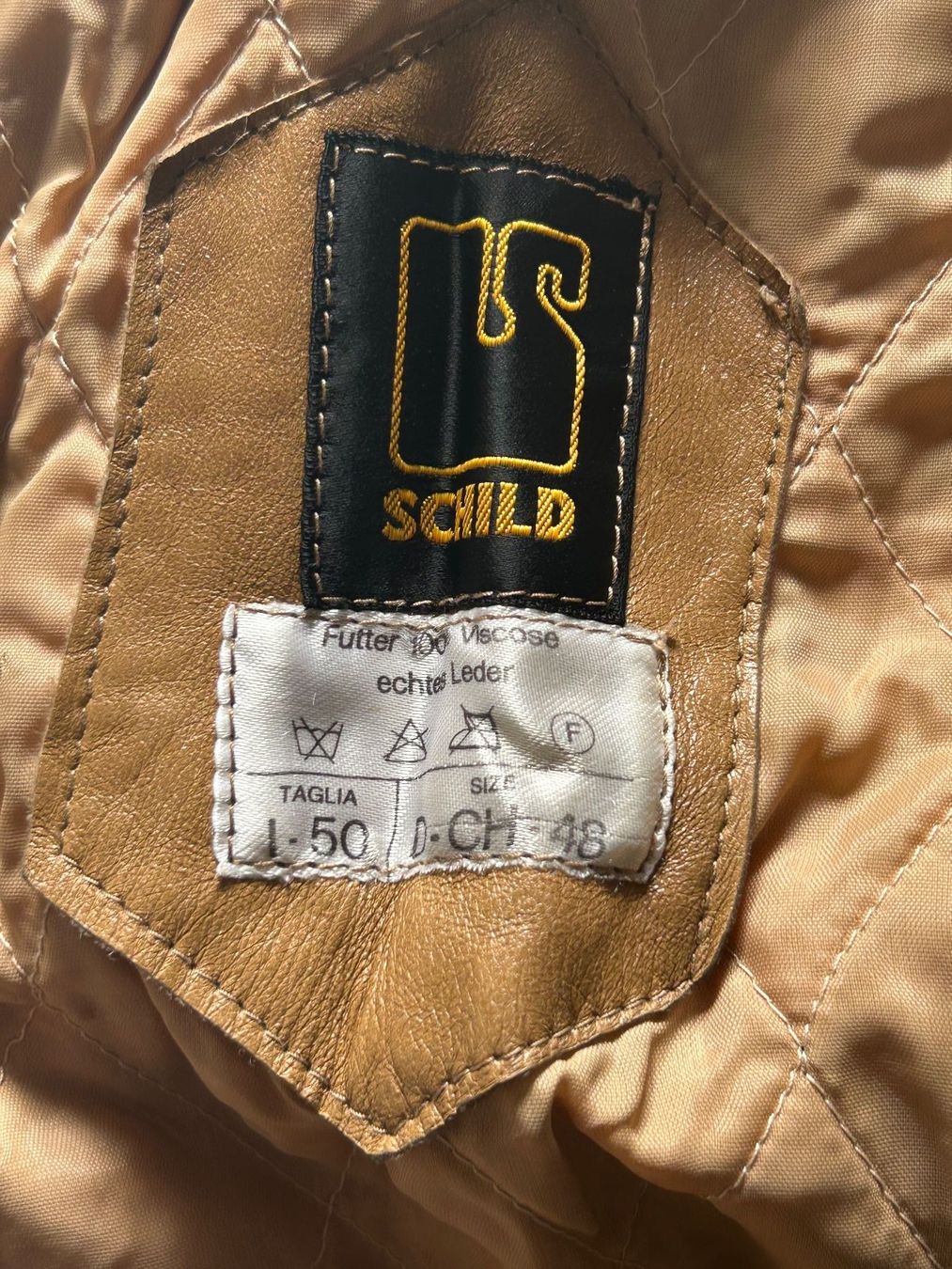 Jacken: Hellbraune Lederjacke aus den 80er – Gebraucht aus Waltenschwil von alfarumore 2
