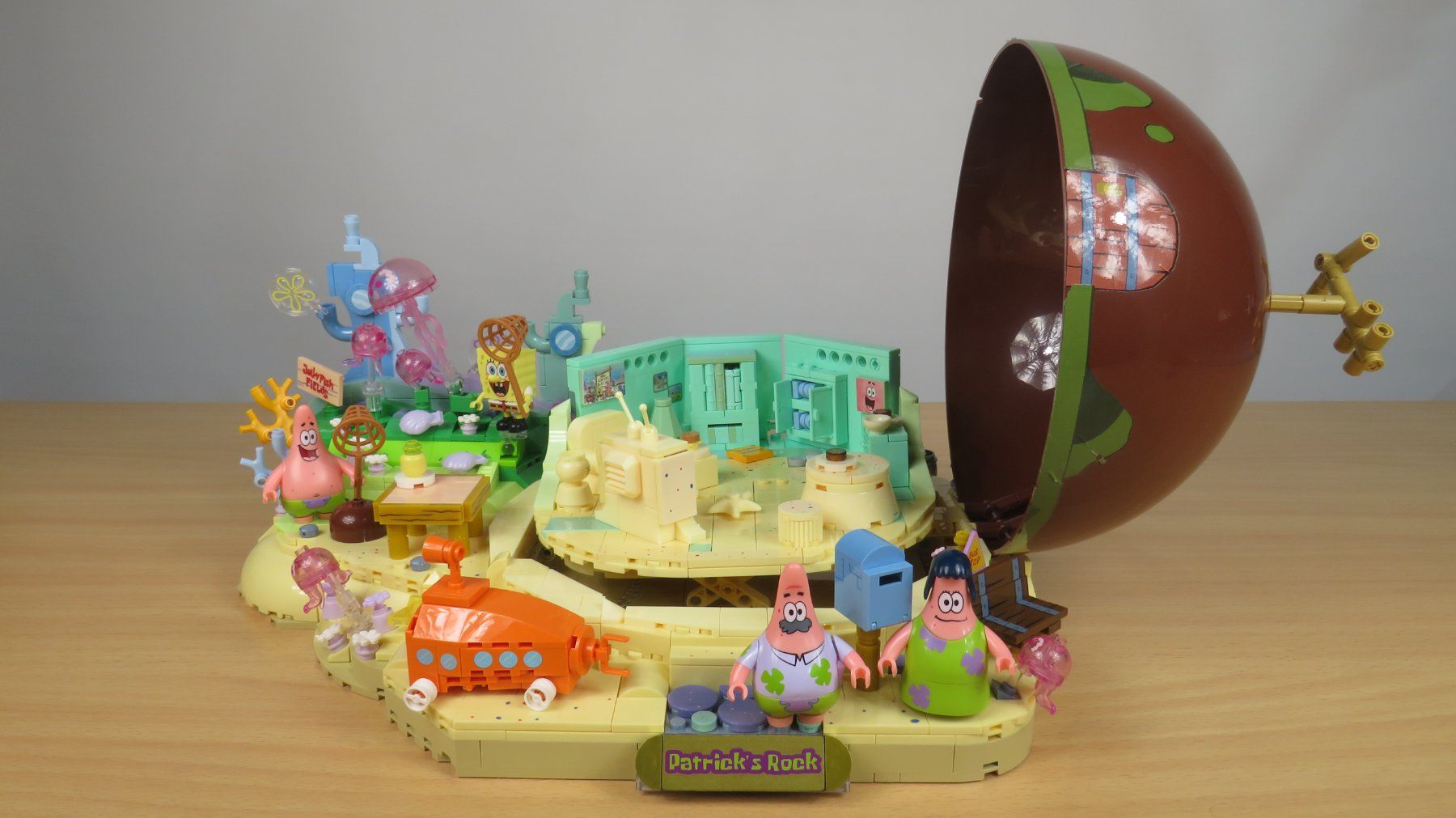 Baukästen: Spongebob - AB0089 - Patricks Stein - Klemmbaustein-Set – Gebraucht aus Arboldswil von Lubber 2