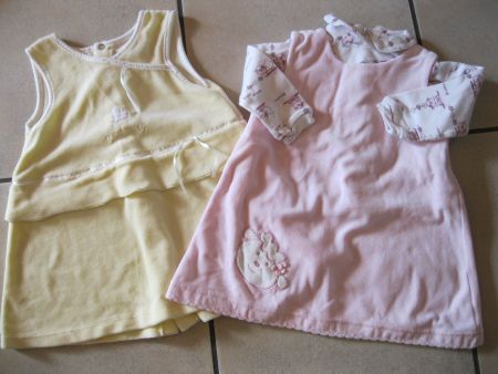 2 robes taille 74