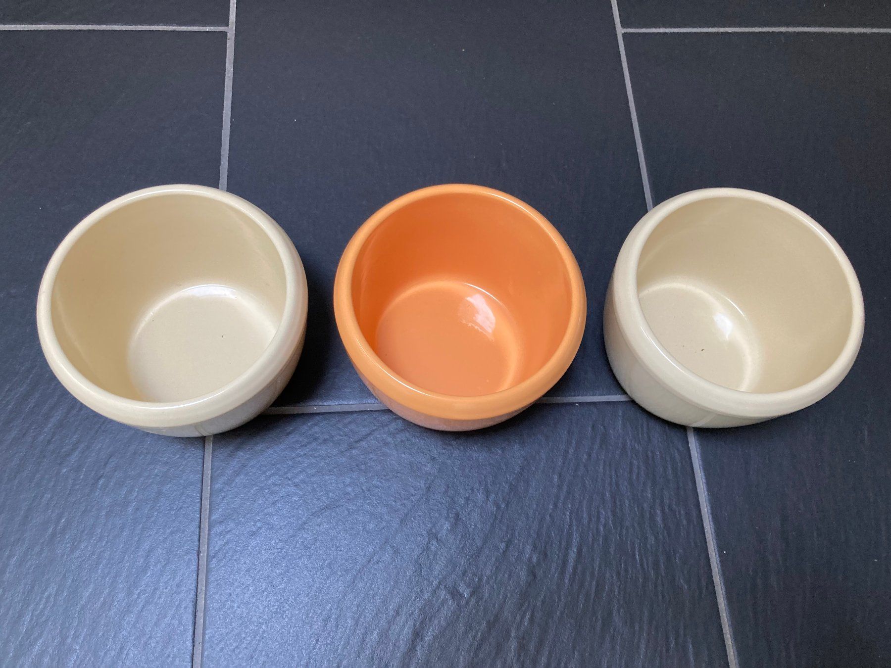 Vasi per fiori: Blumentopf, Übertopf creme/orange 3er Set – Nuovo (secondo la descrizione) da Büsingen venduto da aue_2mh6 2