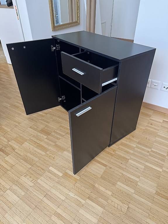 Cassettiere: Kommode Schwarz Matt 80cm hoch – Usato da Birmensdorf ZH venduto da KSw27 4