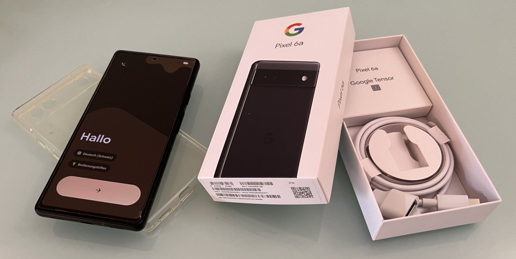 Google Telefoni cellulari / Smartphones: Pixel 6a 128GB Charcoal mit Android 16 – Usato da Zürich venduto da Joempie