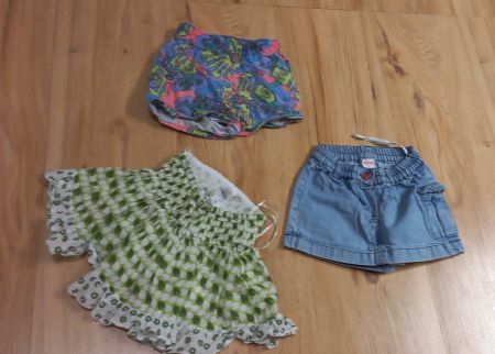 Kurze Hosen und Rock Mädchen