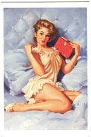Postkarte "Pin-up".